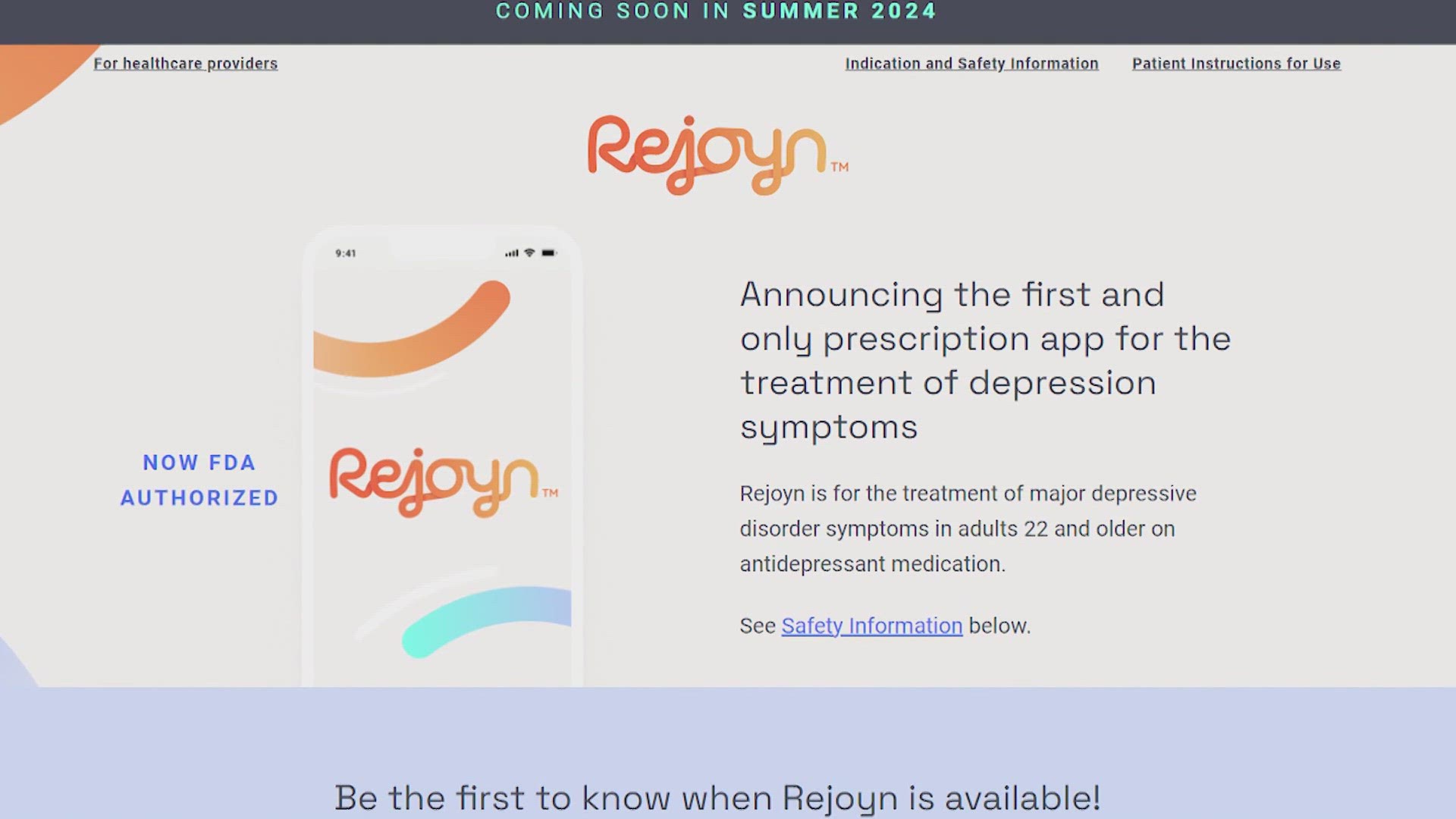 Here's what we know about the Rejoyn app