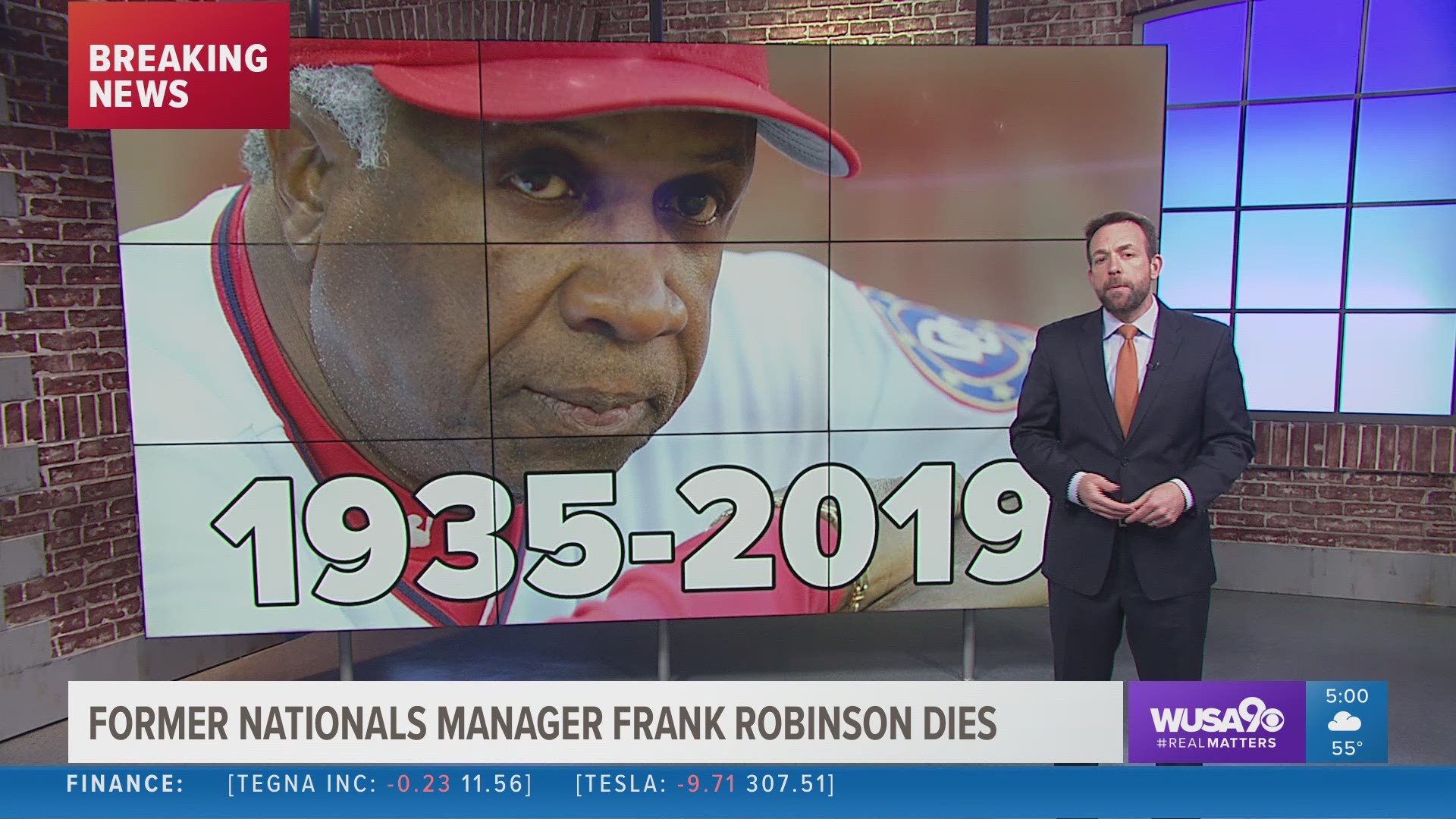 Baseball Hall of Famer, and former Nationals manager, Frank Robinson died after a battle with bone cancer.
