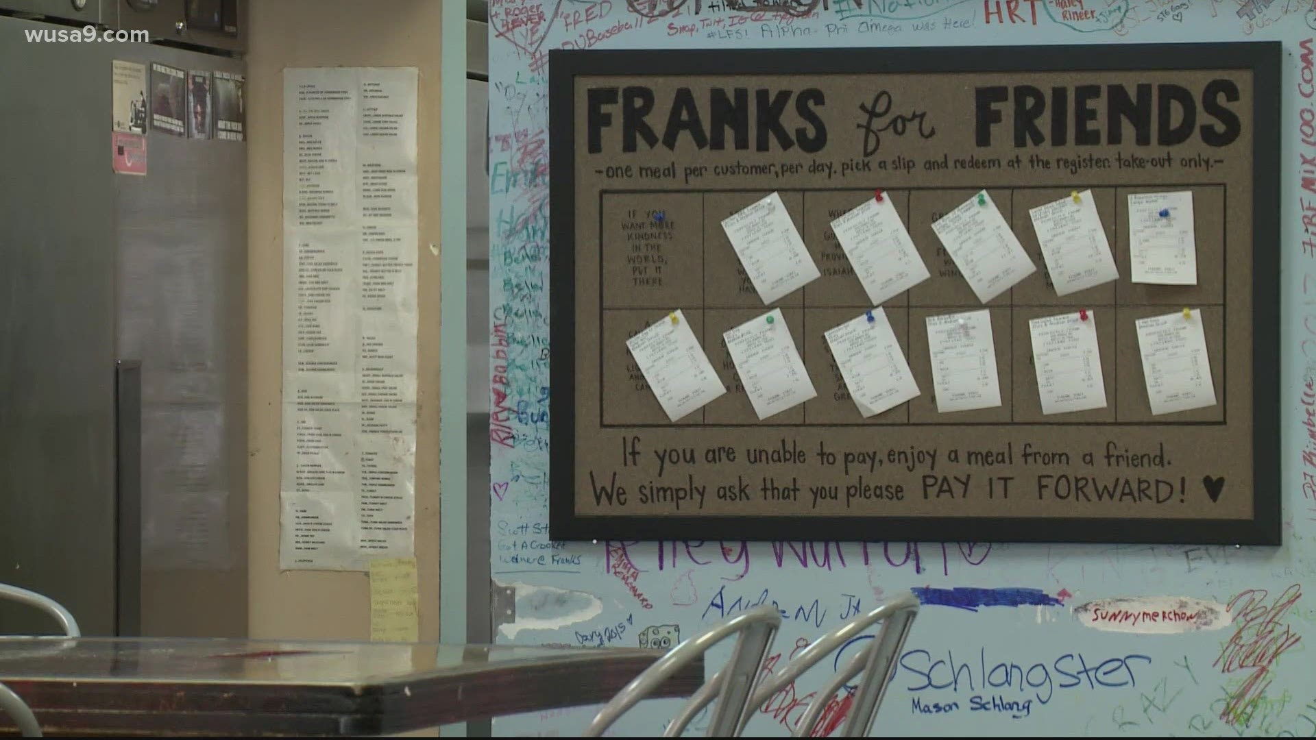 Perfectly Frank is spreading kindness one receipt at a time.