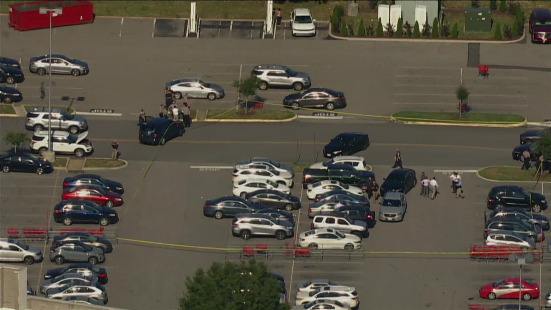 Fairfax County Police says the shooting happened when officers tried to stop a "wanted man."