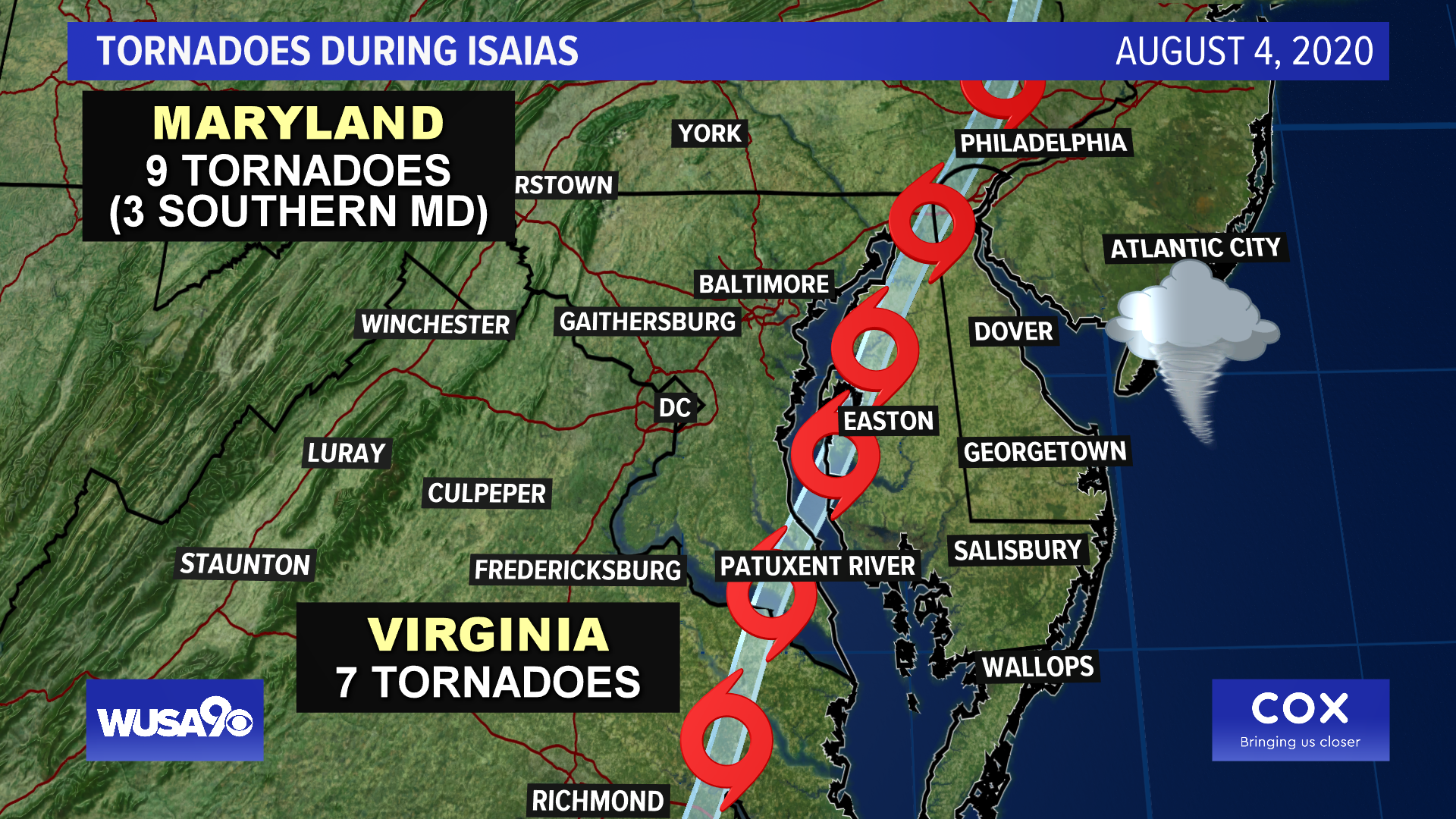 TIMELINE: Tracking isaias tropical storm, hurricane tracker | wusa9.com