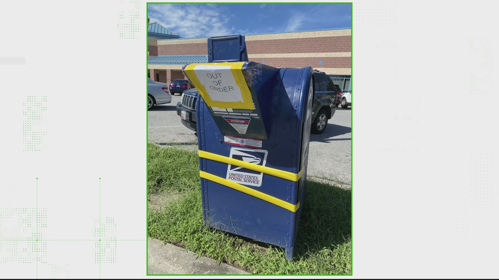 A collection box in Bowie, Maryland was temporarily marked out of order. Here's why officials are investigating it for mail theft.