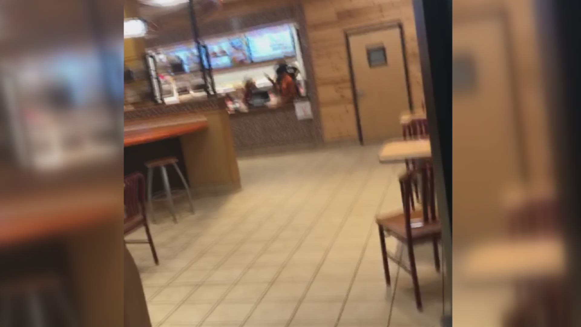 The Popeyes was robbed Friday evening.