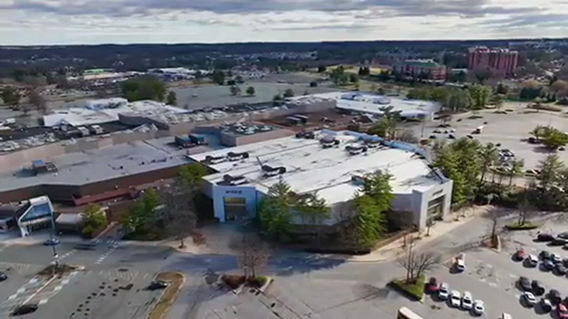 After 45 years, Lakeforest Mall in Gaithersburg to close at the end of March.
Credit: Tim Pruss, MyDrone.Pro