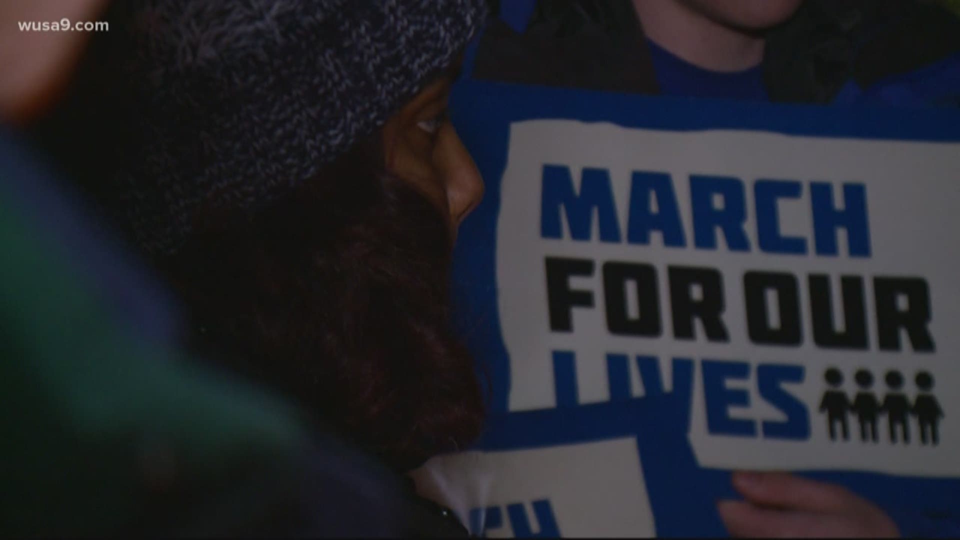 We took a trip down to Fairfax County to see how March For Our Lives is responding to pro-gun activists protesting Virginia legislators push for stricter gun laws.