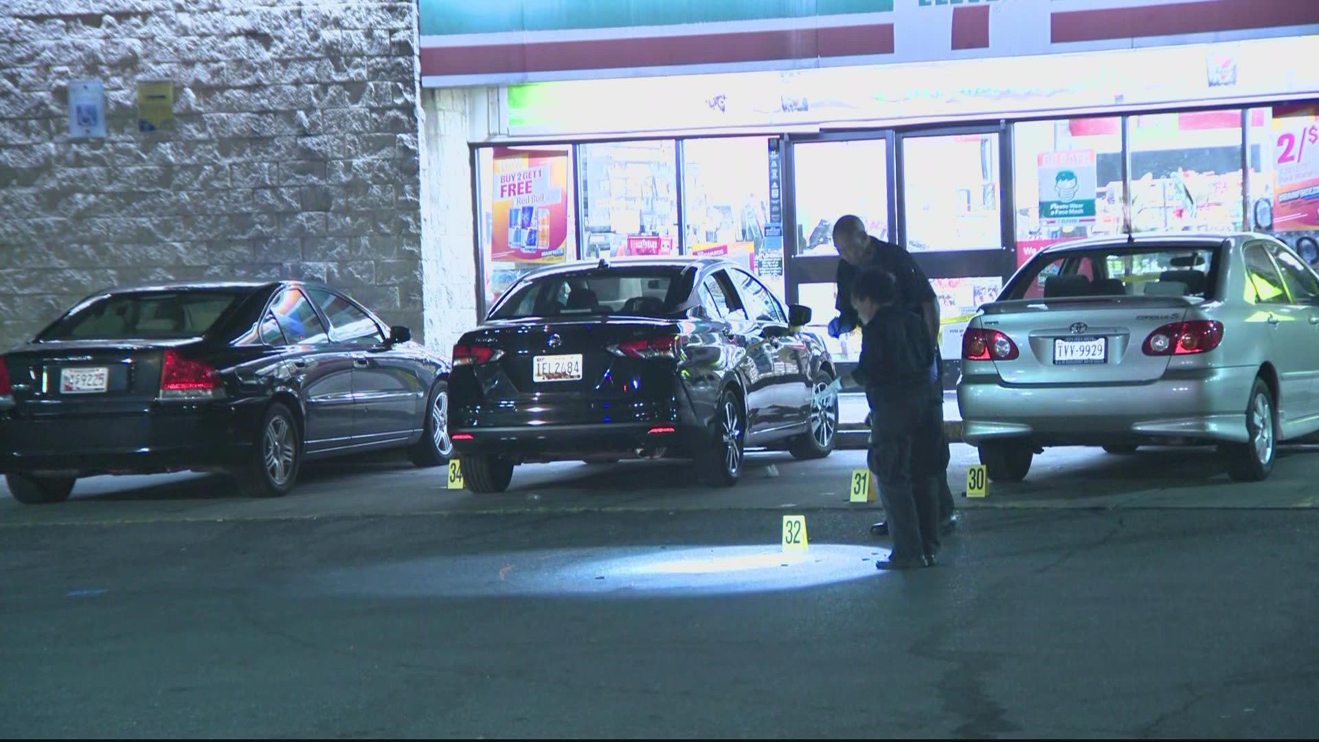 Police say a man is dead and multiple people are hurt after a shooting at a 7-Eleven in Capitol Heights.