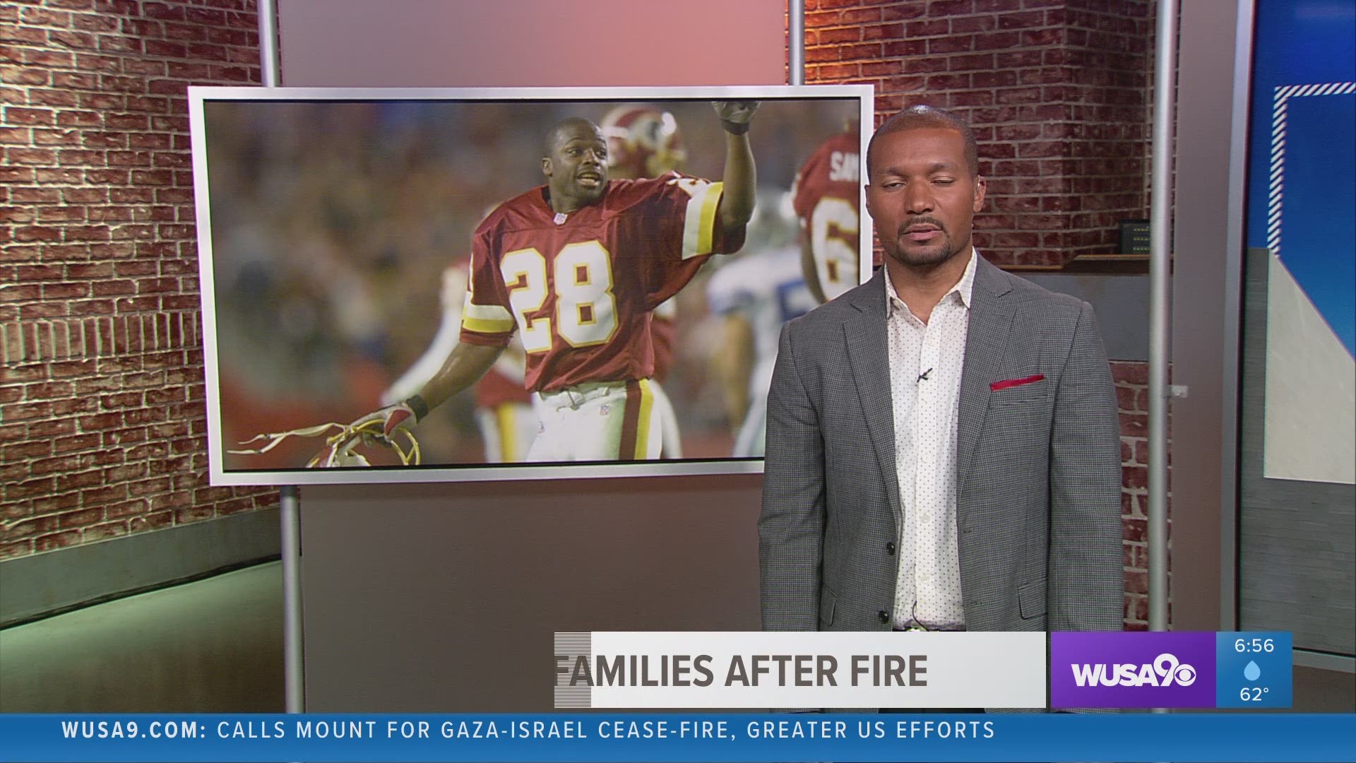 Pro Football Hall of Famer Darrell Green and WFT Jimmy Moreland will help families after apartment fire