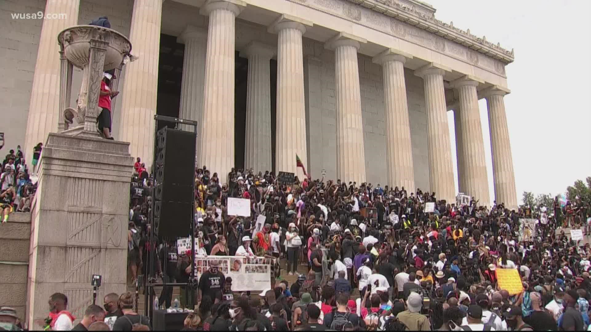 Several events are expected to take place on the National Mall to coincide with the 58th anniversary of the March on Washington.