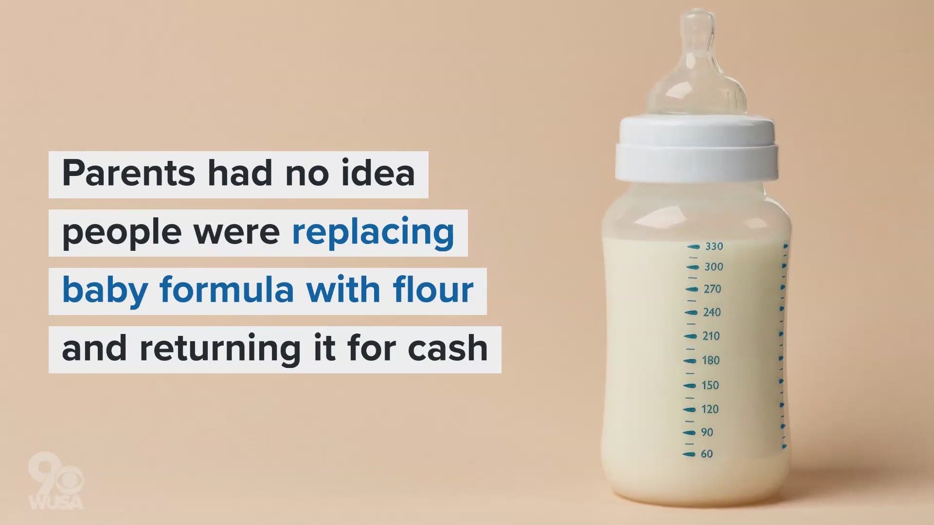 Her 9-month-old was crying, vomiting and refusing to take her bottle. That's when she realized her 'formula' was fake.