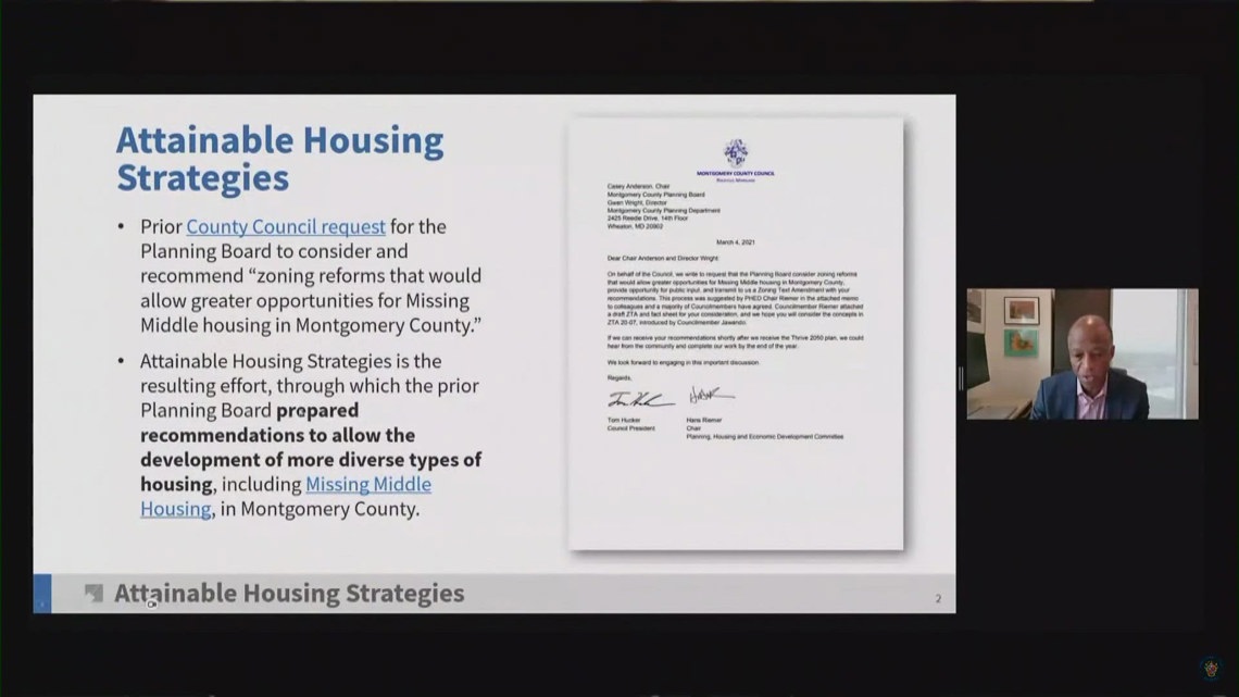 Montgomery Co. hears feedback on plan for attainable housing