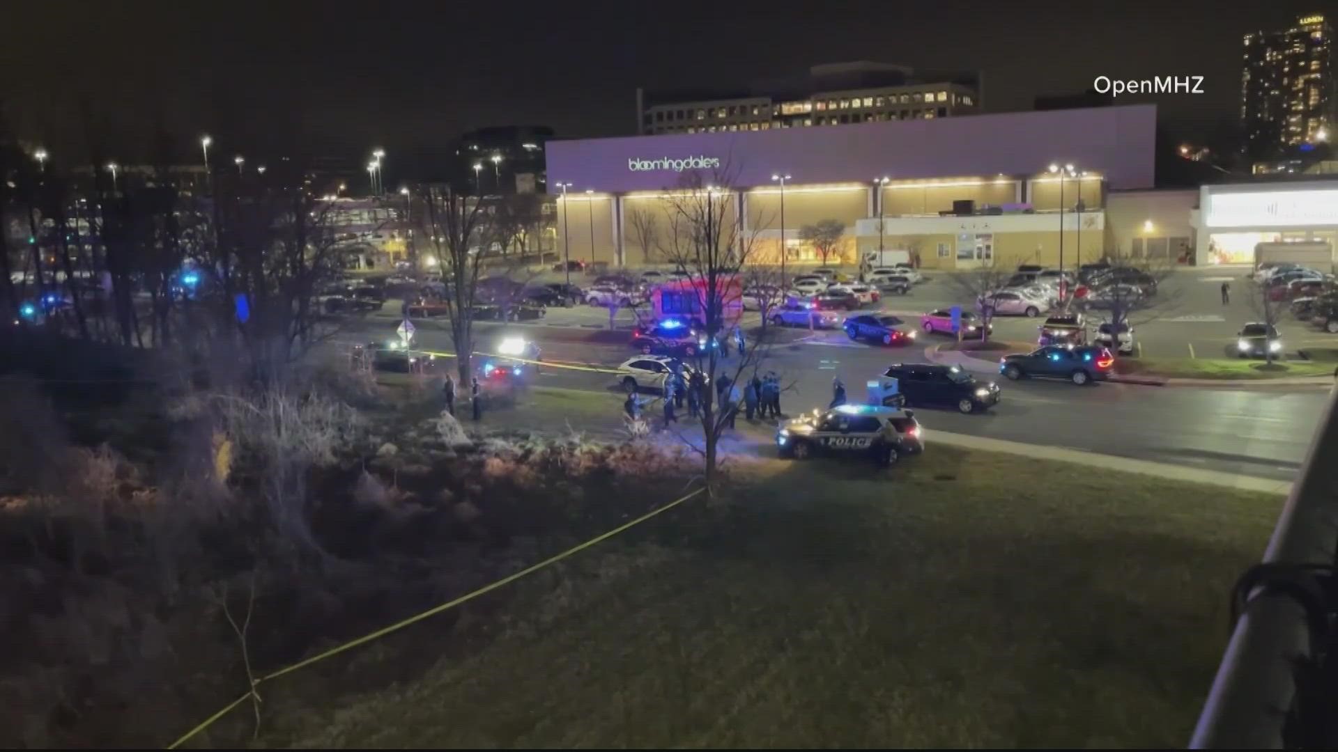 Police in Fairfax County shot and killed a suspected shoplifter on Wednesday evening after a foot chase outside Tysons Corner Mall, the police chief said.