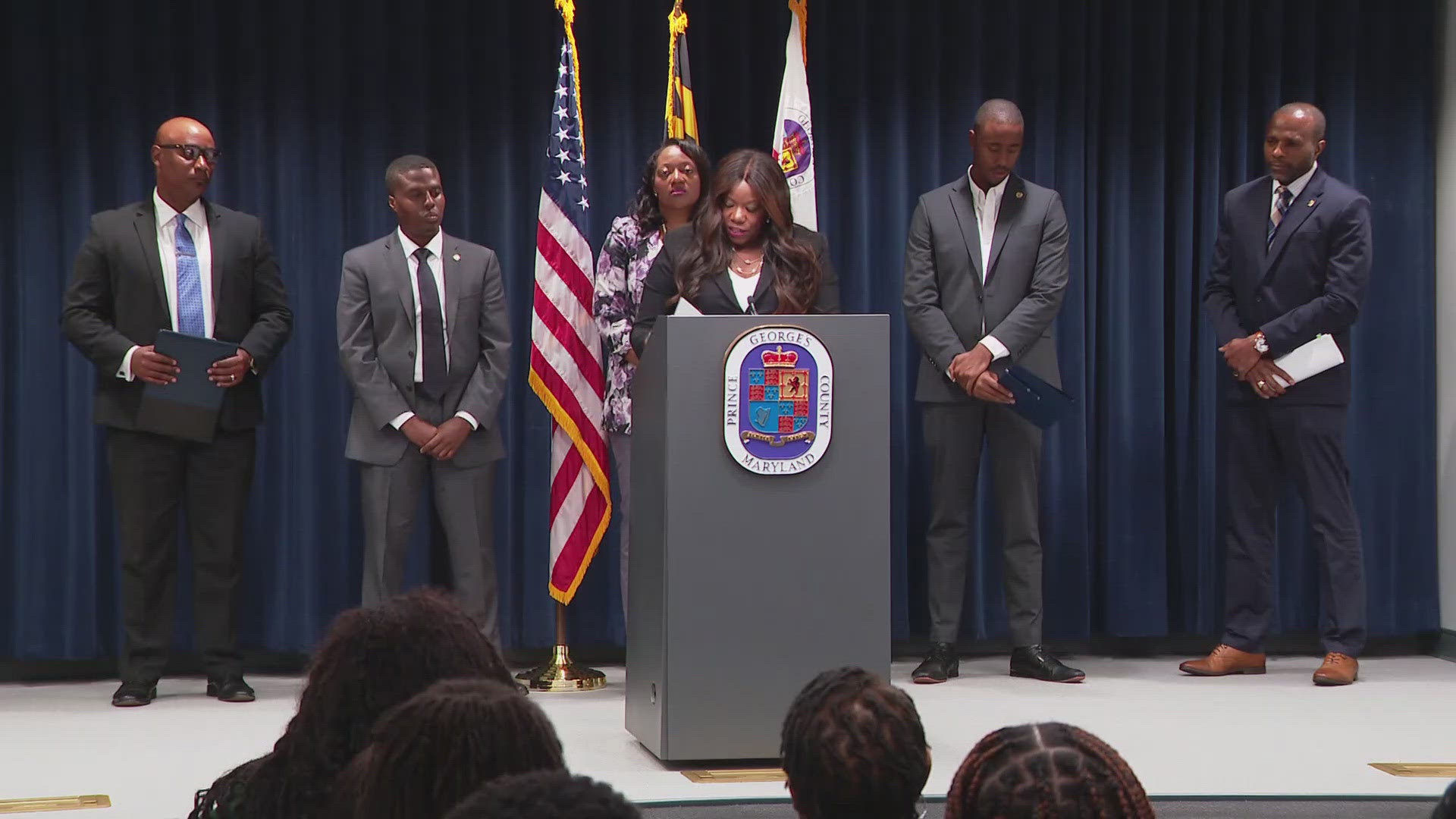 County Executive Aisha Braveboy announced her new appointees for the Directors of Homeland Security, Emergency Management and Information Technology.