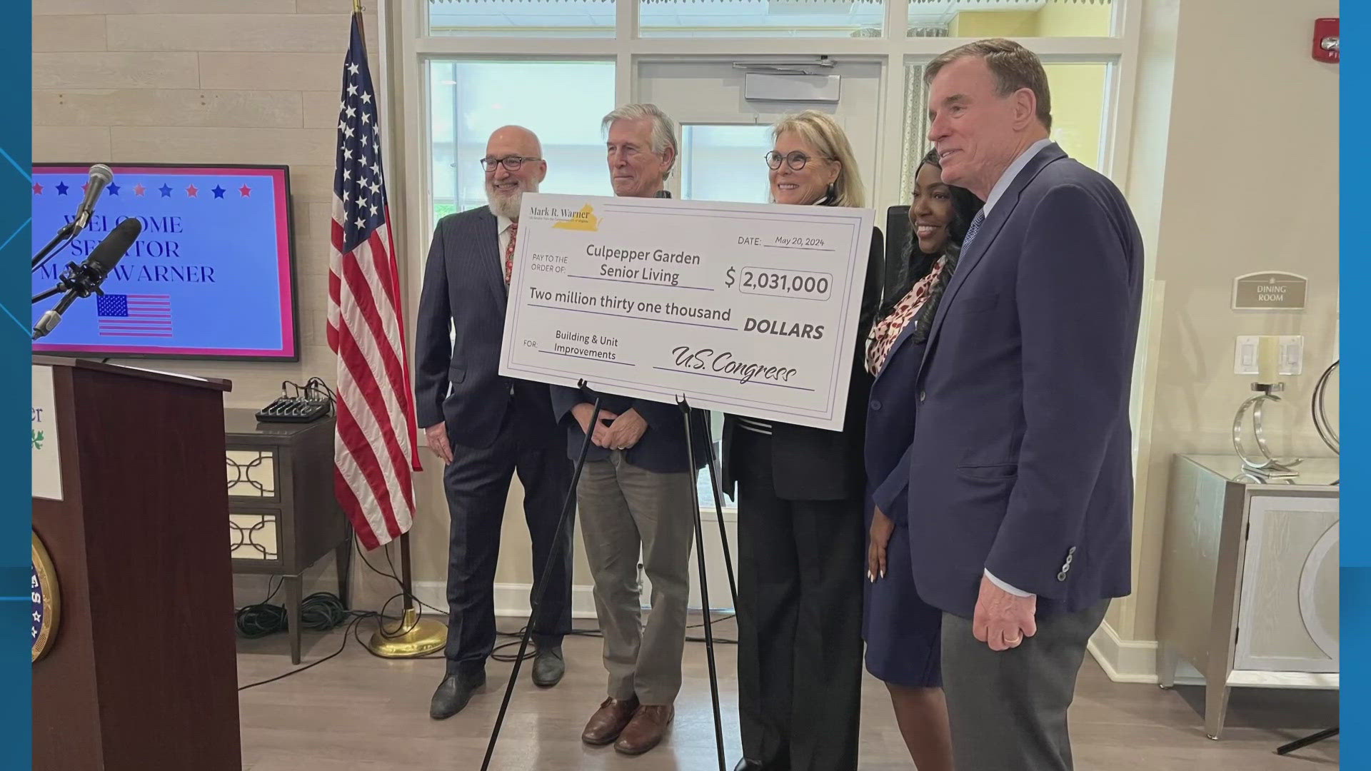 The senior living center in Arlington serves hundreds of at-risk older adults who live on very low and fixed incomes. The money will go towards upgrades.