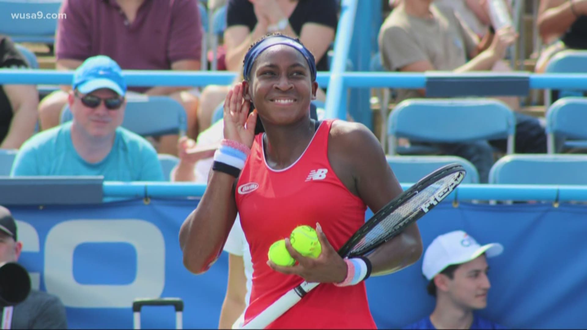 Coco Gauff advances to the main draw in her first tournament since her run at Wimbledon.
