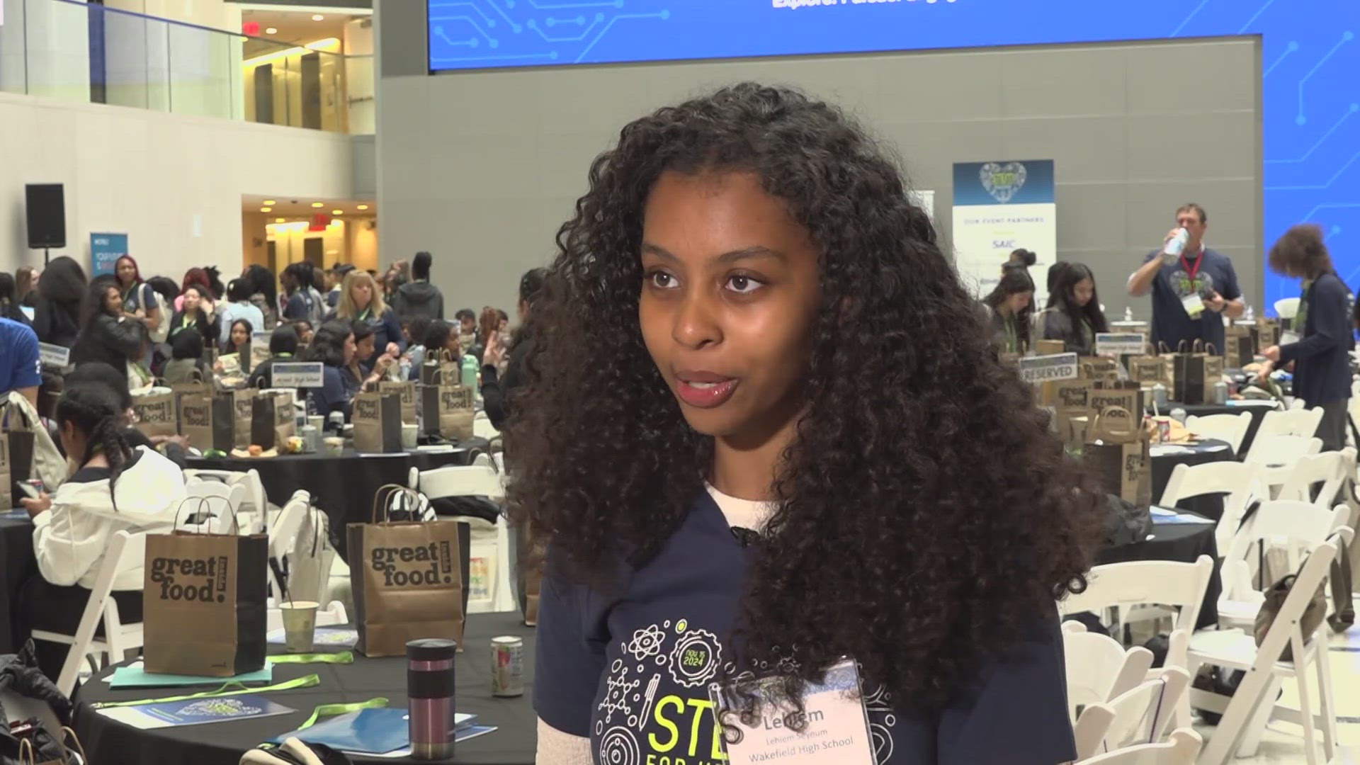 WUSA9 Meteorologist Kaitlyn McGrath spoke to some of the young women paving the way for the future of science, technology, engineering and math.