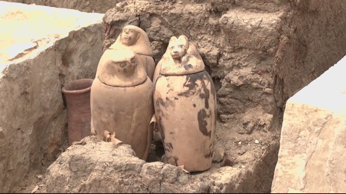 Egypt unveils ancient mummification workshops, tombs in Saqqara necropolis