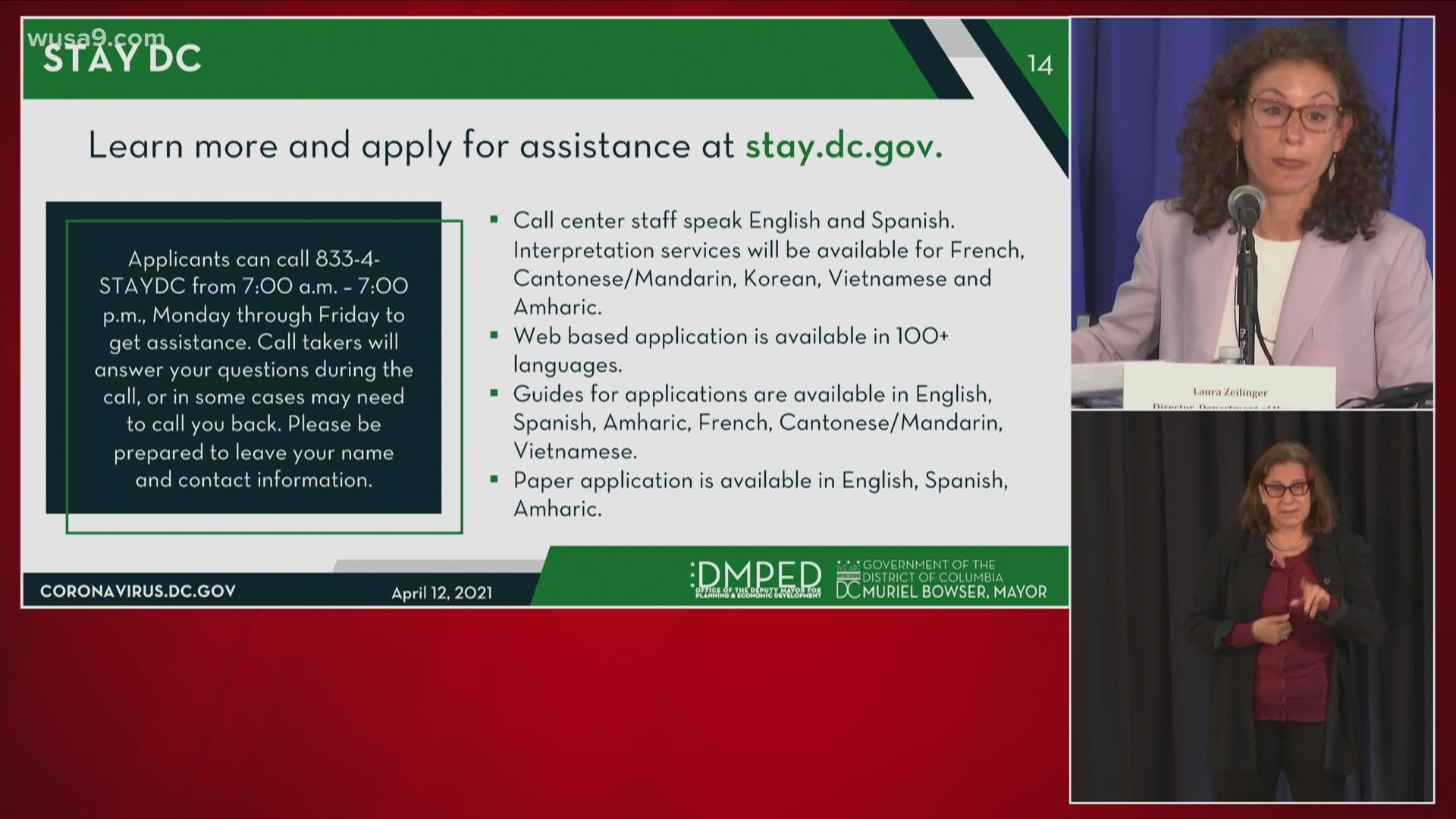 Mayor Bowser Announces $350 Million Rent and Utility Assistance Program for  DC Residents