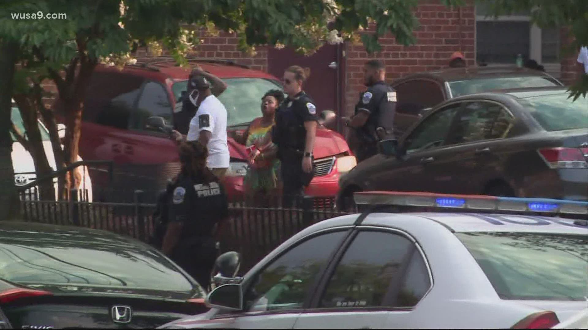 Four people were injured in a shooting in Southeast D.C. Wednesday afternoon, according to DC Police.