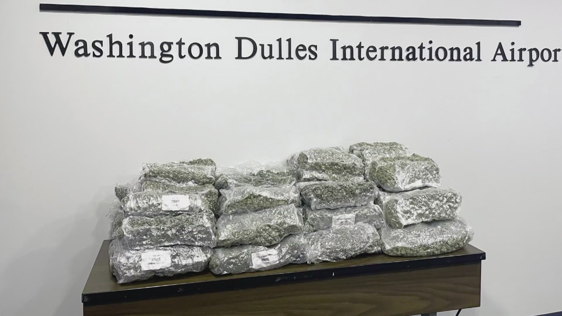 Customs and Border Protection agents made a major drug bust at Dulles International Airport last week.