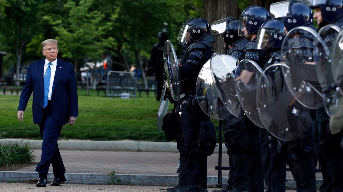 Trump Bible Photo Op Protesters Cleared Out With Tear Gas 