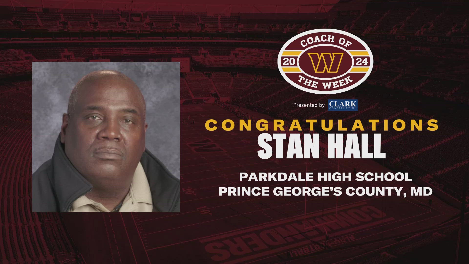 Congratulations Coach Hall!