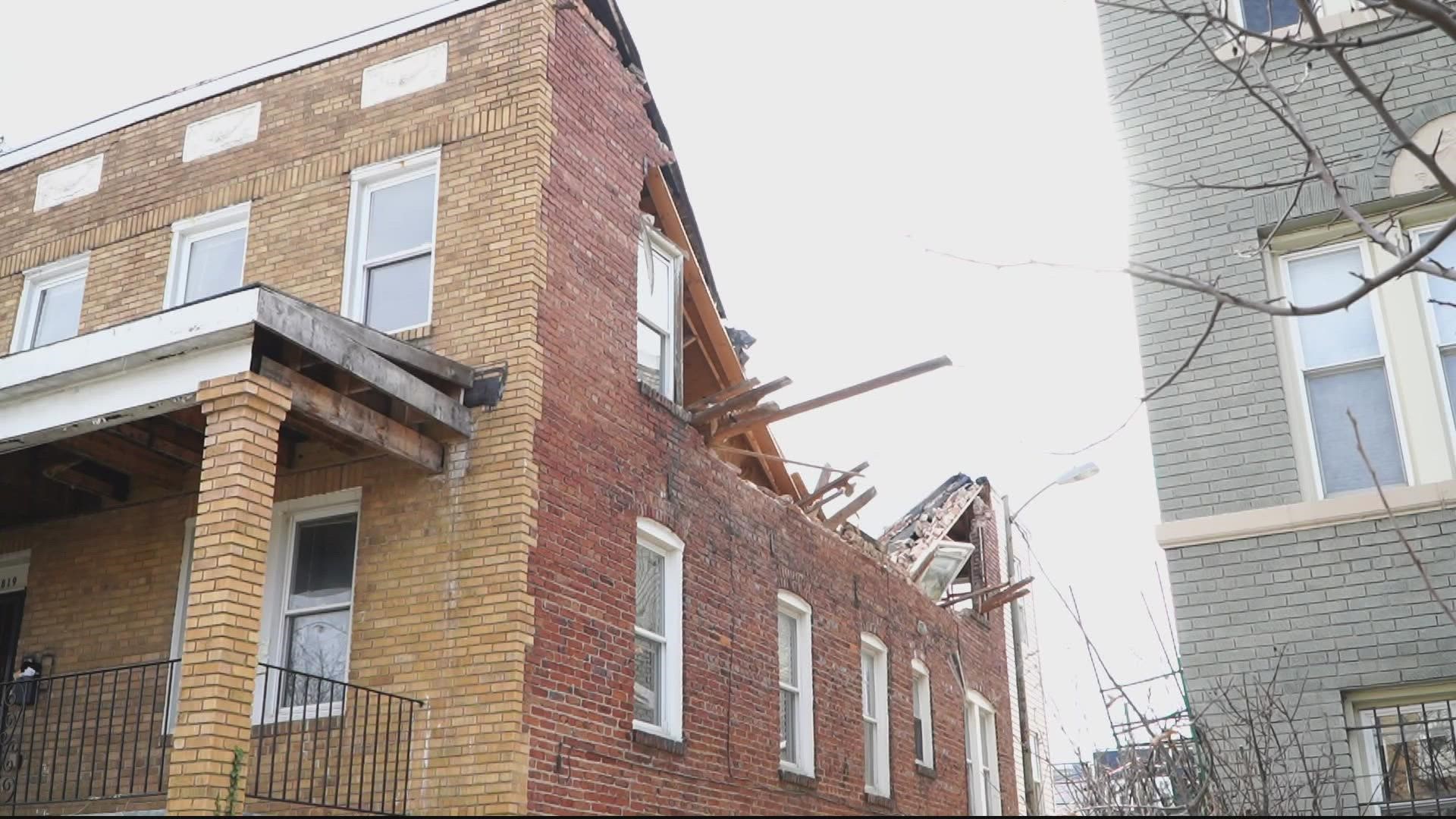 But a neighbor blames DCRA for not acting on her earlier warnings about the building's deteriorating condition.