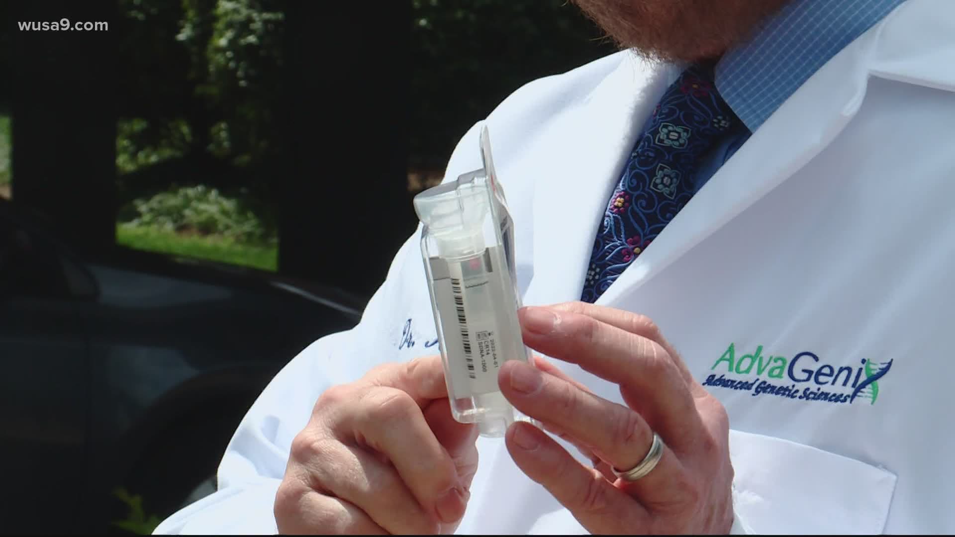 The county has suspended use of testing kits produced by Rockville-based AdvaGenix while it reviews the company's "testing and lab process."