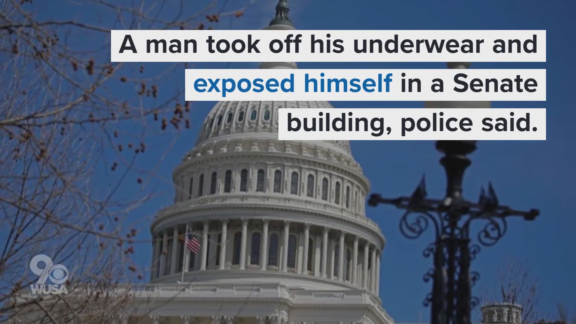 Man exposes himself at Russell Senate Office Building