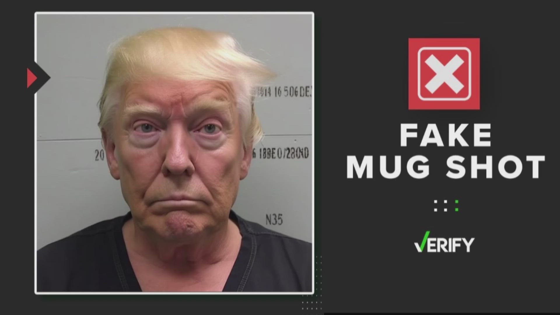 Fake mug shots of former president Donald Trump circulated online following his arraignment in New York. There’s no evidence Trump had a mug shot taken.