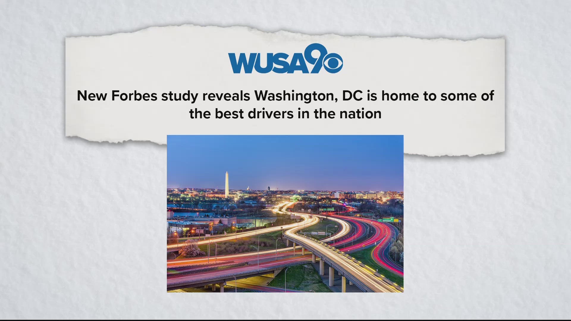 Did you know that Washington, D.C. is home to some of the best drivers in the nation? That's according to a new Forbes study.