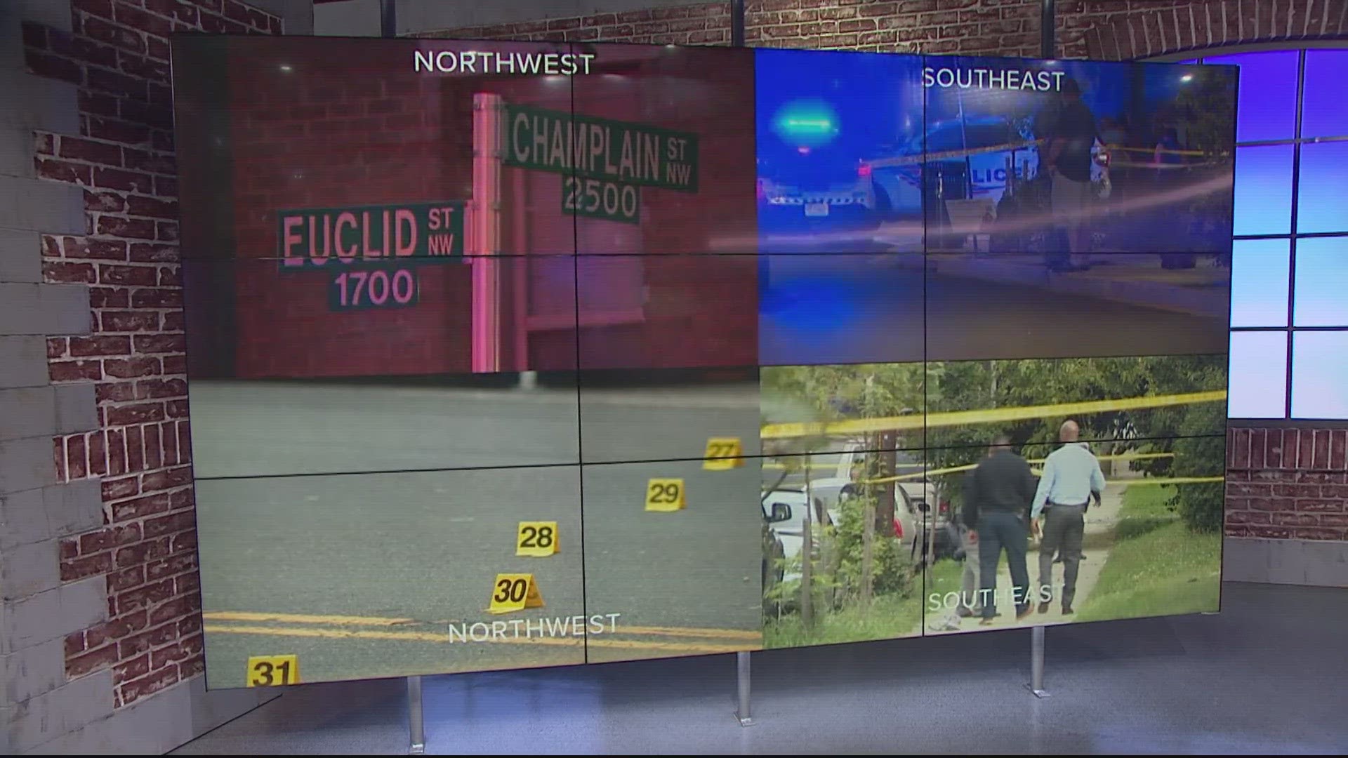 Police say seven individuals were injured within 48 hours in D.C. due to gun violence. Three of those victims are dead.