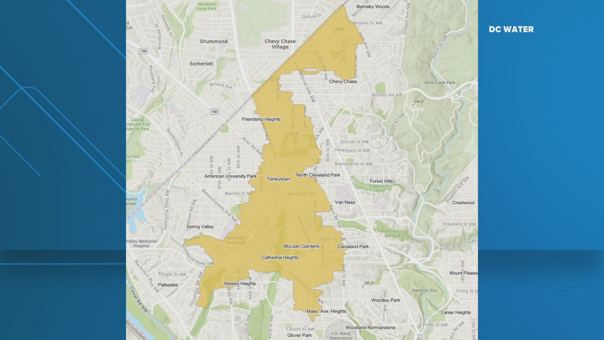 Boil Water Advisory ongoing after 24 hours for parts of upper NW DC ...