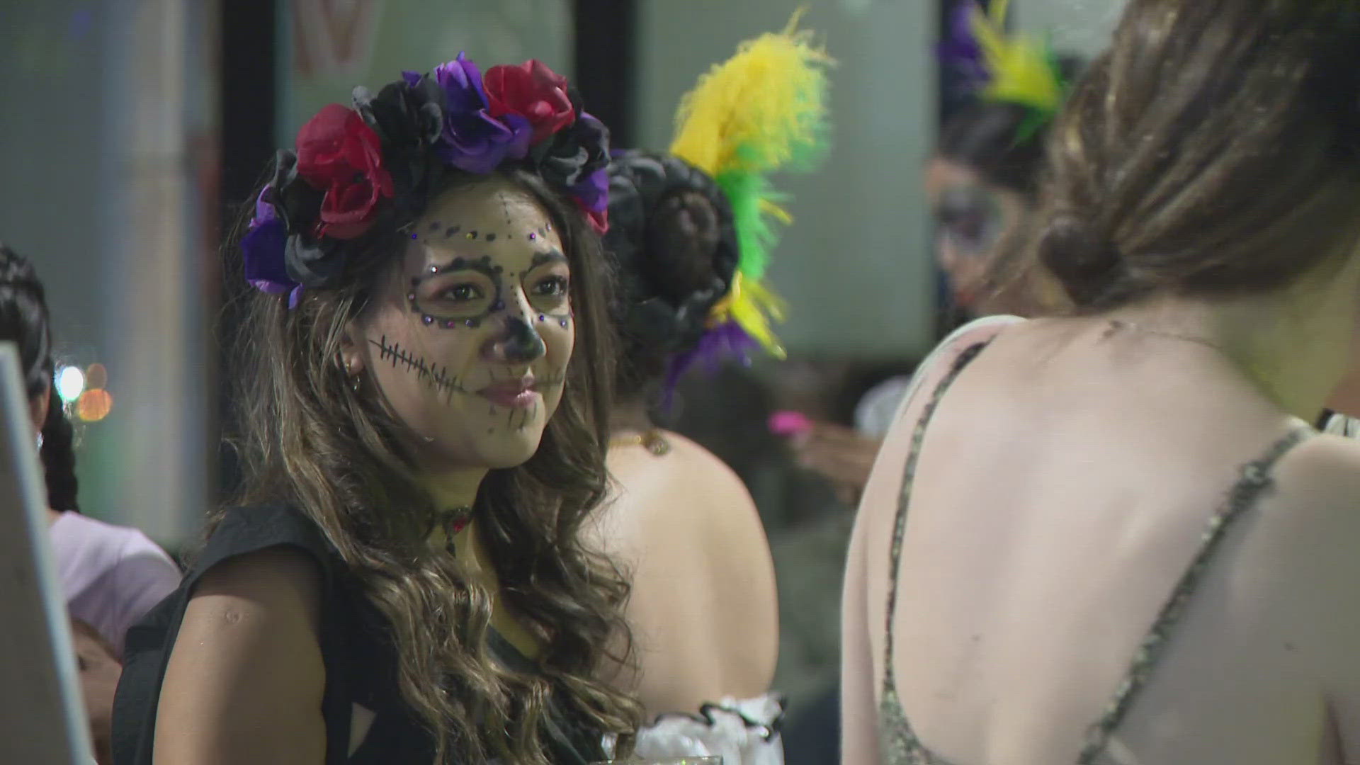 Dia de Los Muertos is Spanish for "day of the dead" the holiday takes place on Nov. 1. There was massive turnout for this year's celebrations in NoMa.