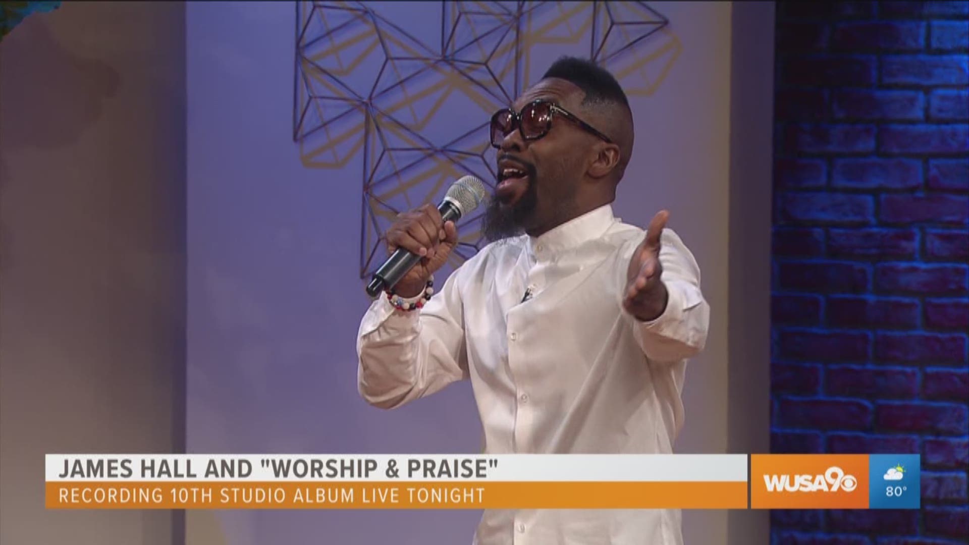 James Hall is a gospel singer with quite the voice. On the GDW stage, he performs a single that will be on his 10th album, "The New Era of the Old Time Way". To experience James Hall & Worship and Praise, they will be holding a live recording session of the 10th album at the Lincoln Theatre on July 29, 2019.