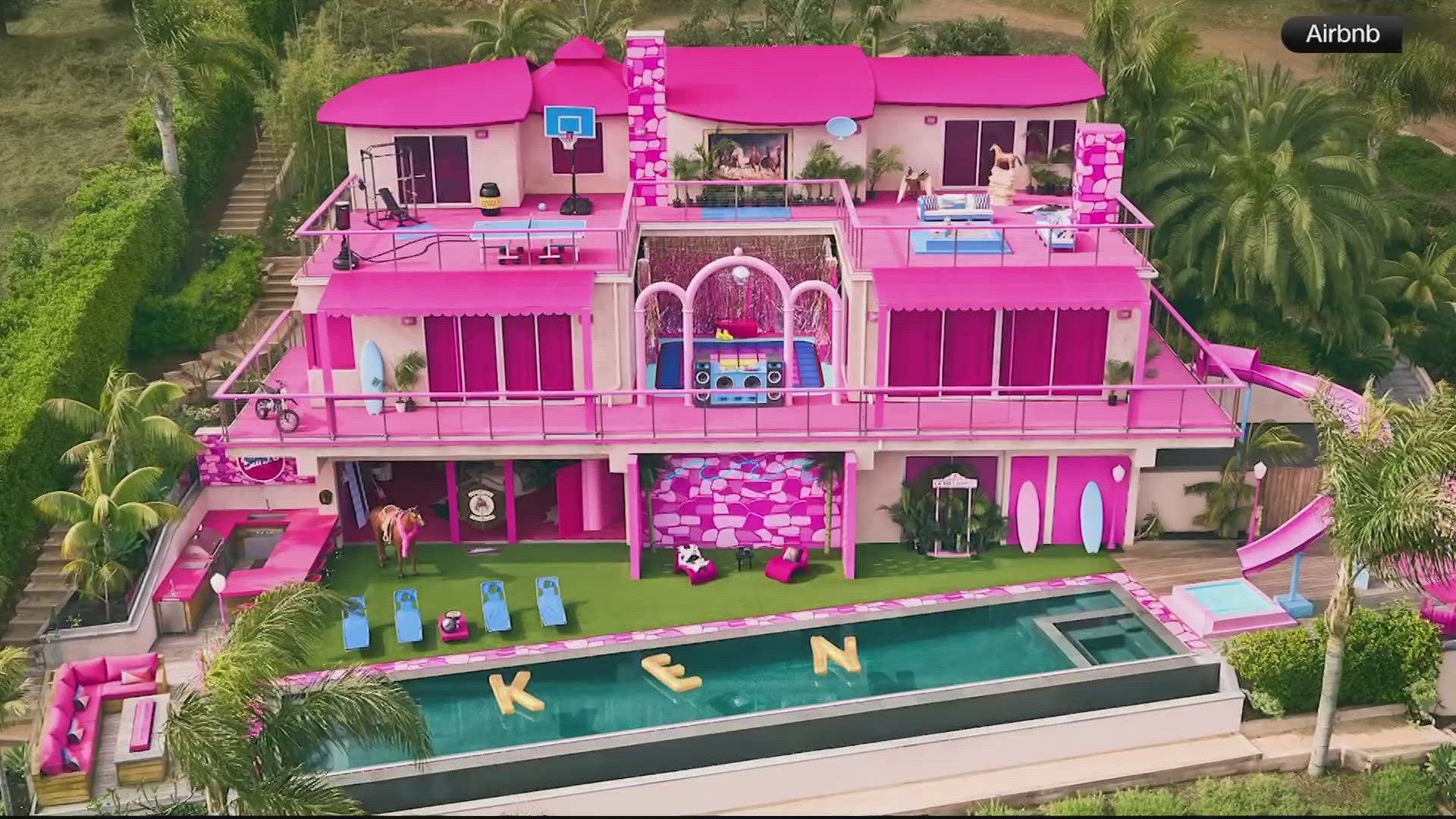 If you're looking for a FREE vacation -- you can enter to win a chance to stay at a re-creation of Barbie's Malibu Dream House.