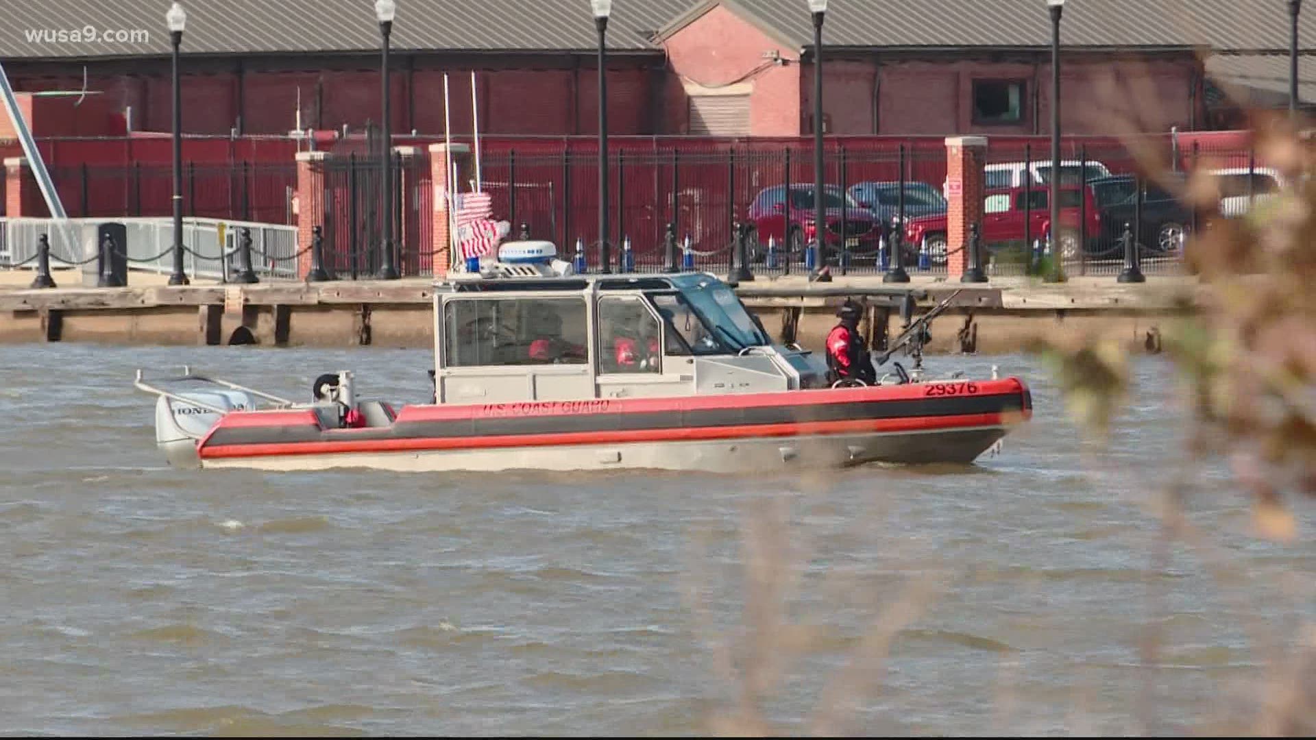 After a Virginia woman reports men in pick-ups and camouflage with kayaks headed north, Coast Guard commander says he's ready, but has no intel on specific threats.