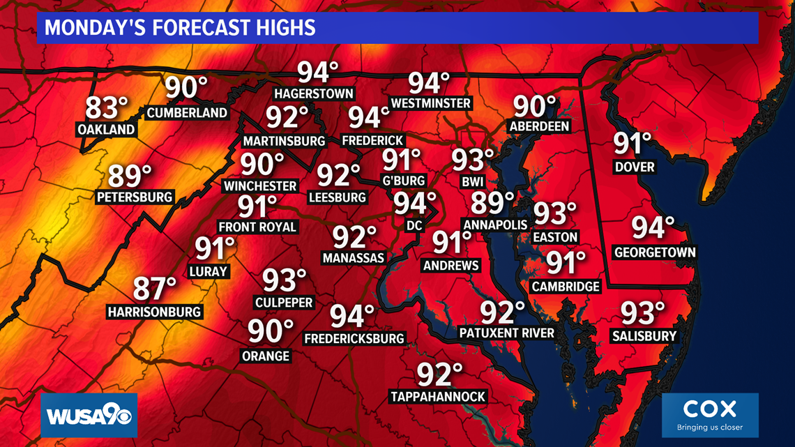 Here's the latest DC weather forecast | wusa9.com weather 10 day forecast los angeles