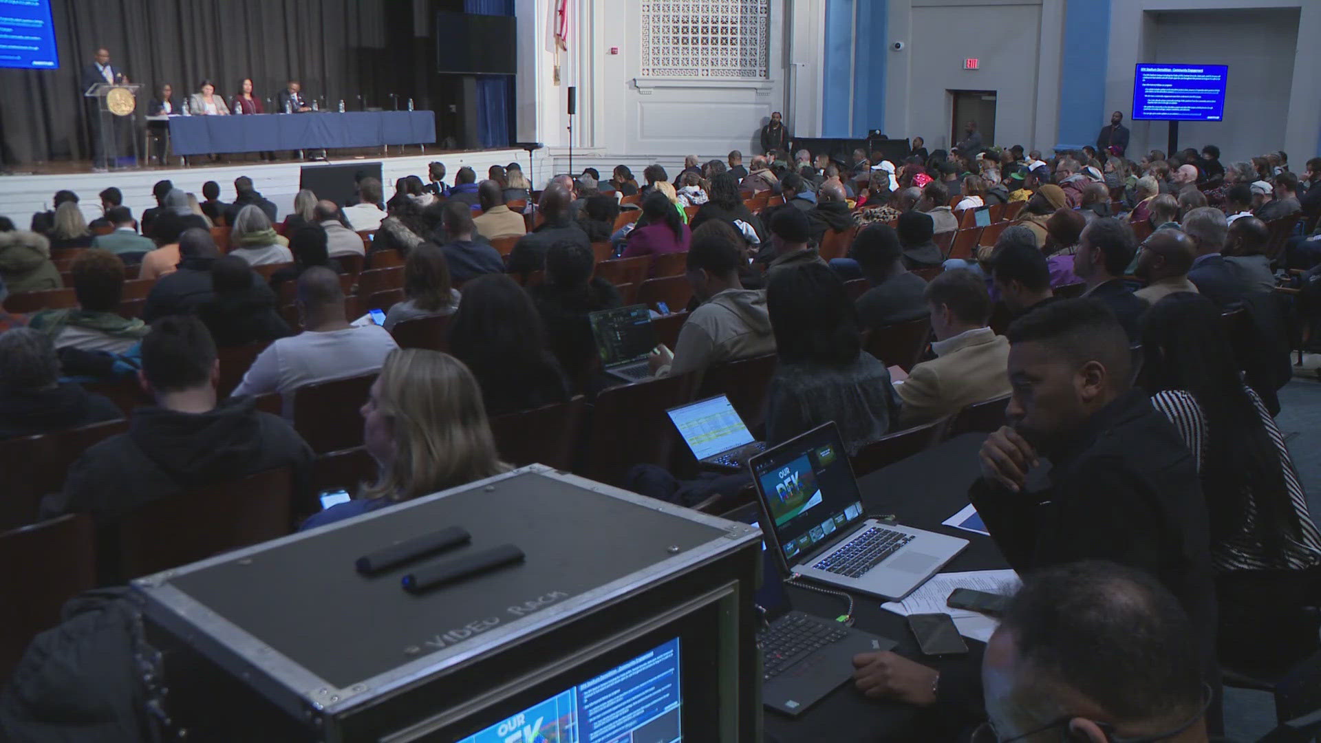Mayor Bowser pitched her vision for the future of the RFK to DC residents. 