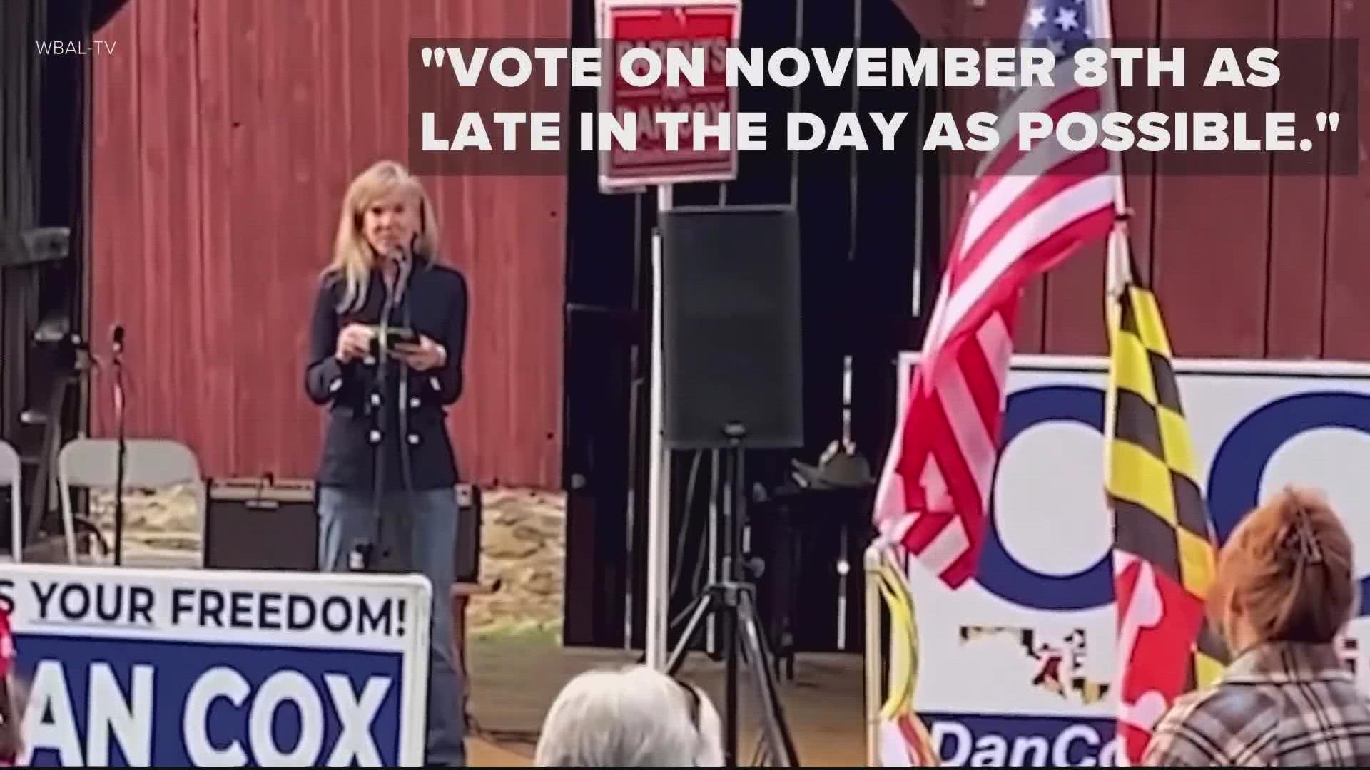 The “vote late” conspiracy became an issue in Maryland after the manager for Republican Attorney General candidate Michael Peroutka rallied supporters to vote late.