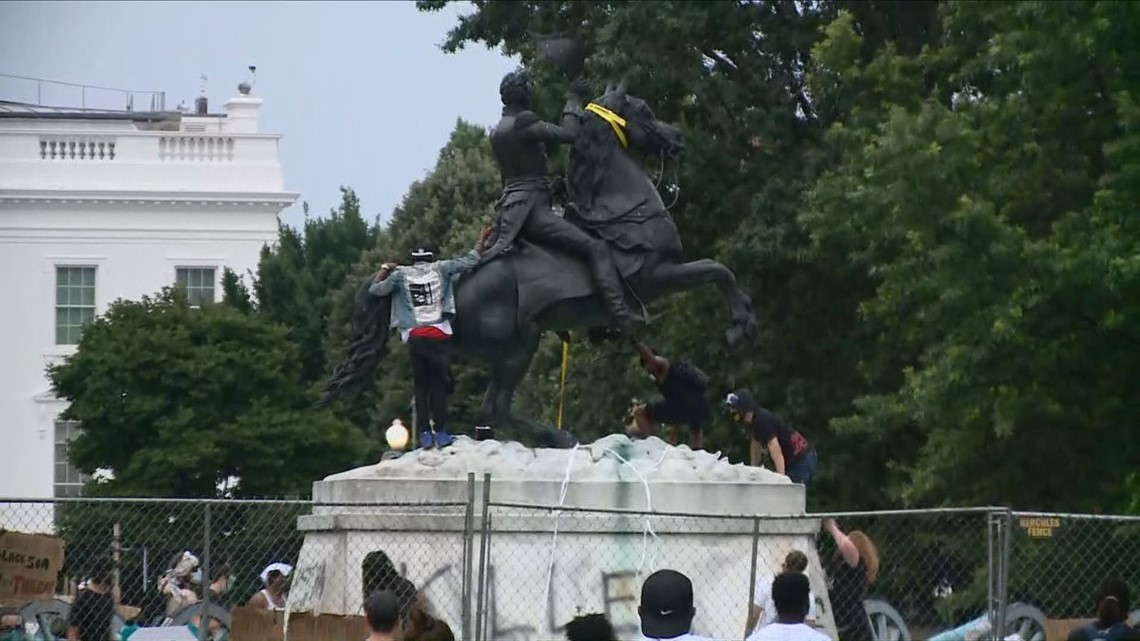 Andrew Jackson statue Bill reintroduced to remove statue