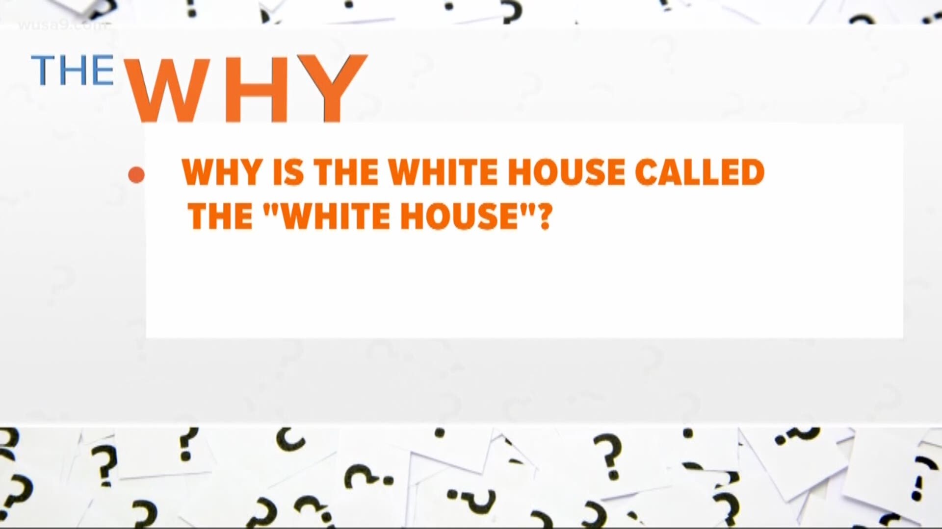 Why Is It Called The White House