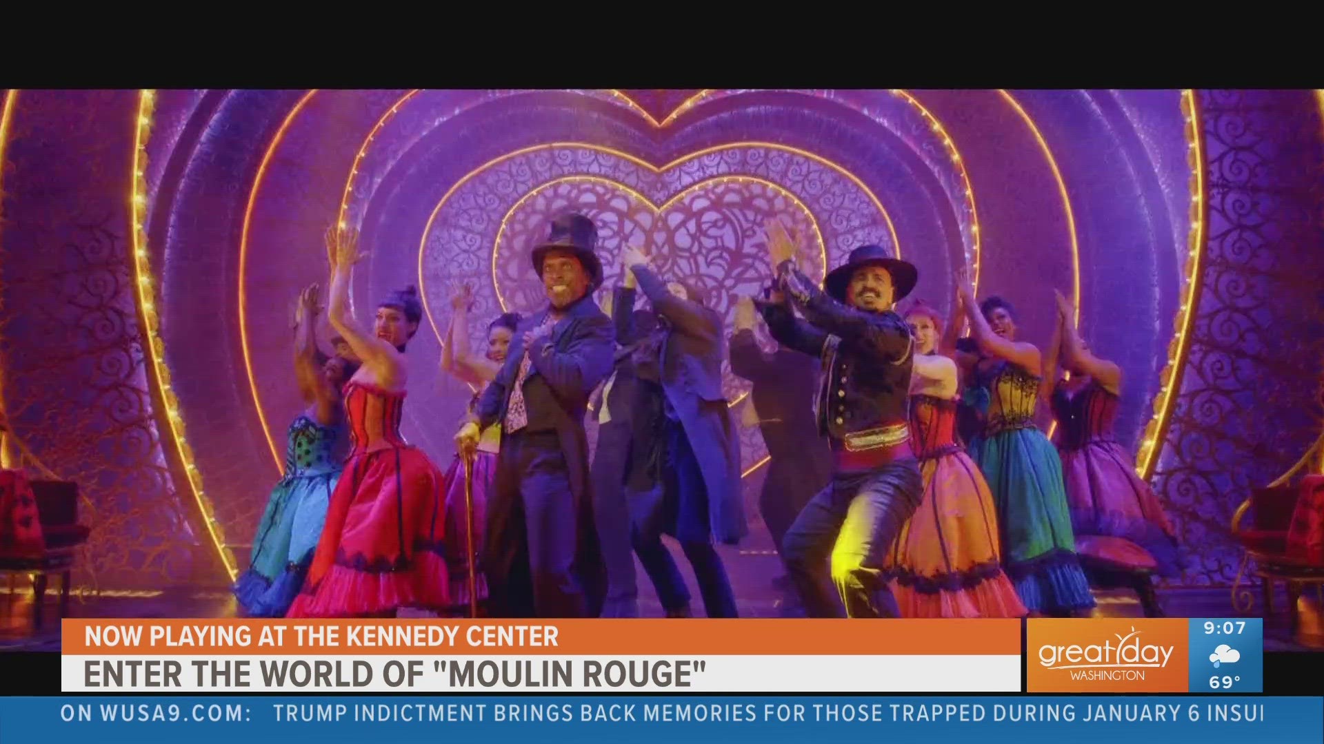 'Moulin Rouge' is now playing at The Kennedy Center!