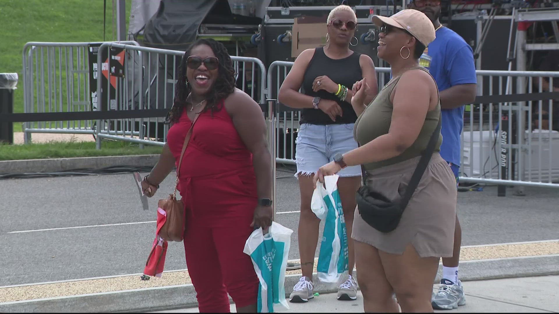 Hundreds gathered at the National Museum of African American History and Culture for a Hip Hop Block Party to celebrate the 50-year anniversary.