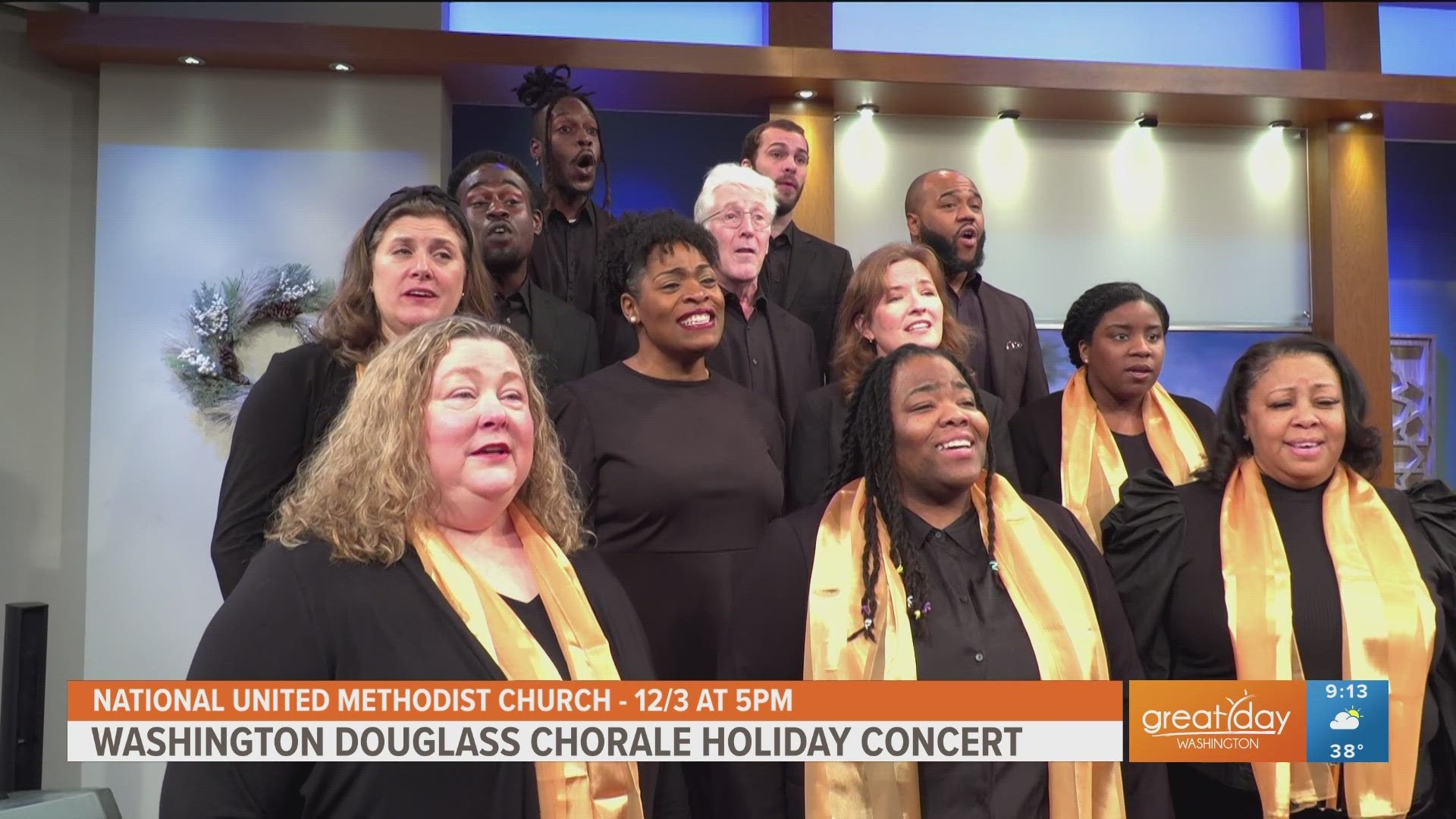 Scott Tucker & Nolan Williams Jr. discuss the diversity of the Washington Douglass Chorale. The group has a holiday performance on Sunday, December 3rd, 2023 at 5pm.