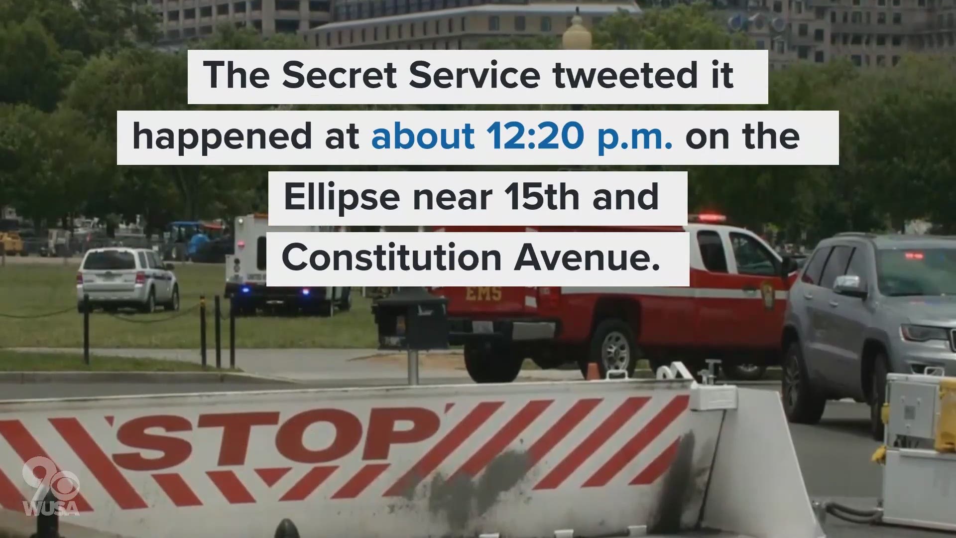 A man was taken to the hospital with life-threatening injuries after he apparently set himself on fire next door to the White House on May 29, 2019.