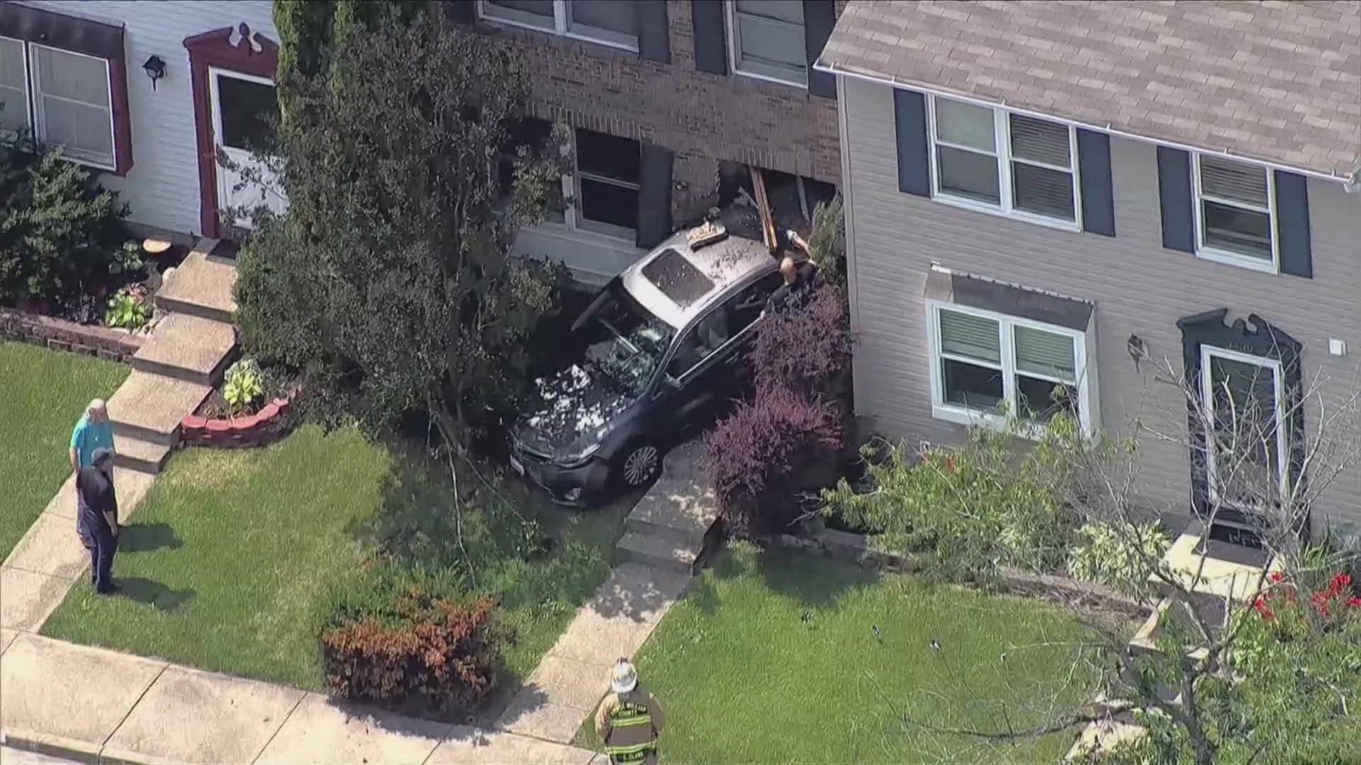 Police are still investigating what led to the crash. No word yet on injuries. 