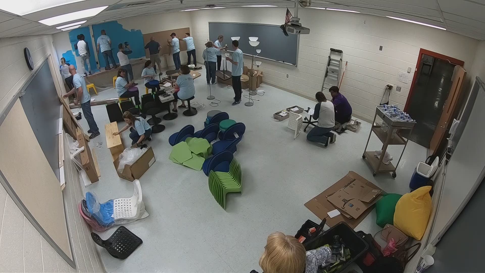 Watch the classroom transform in 27 seconds