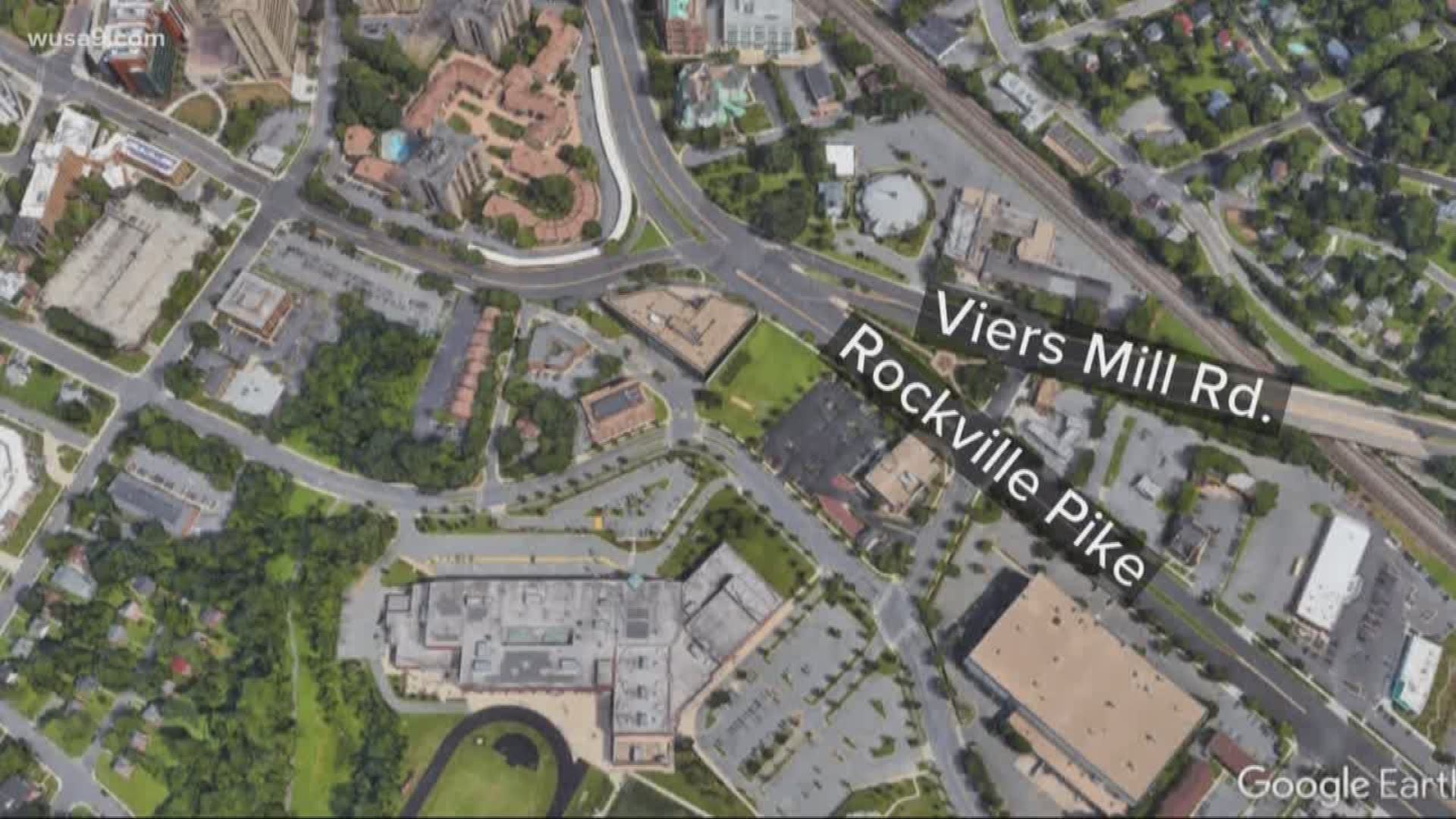 The area where Rockville Pike meets Viers Mill Road is considered one of the most dangerous intersections in Montgomery County.