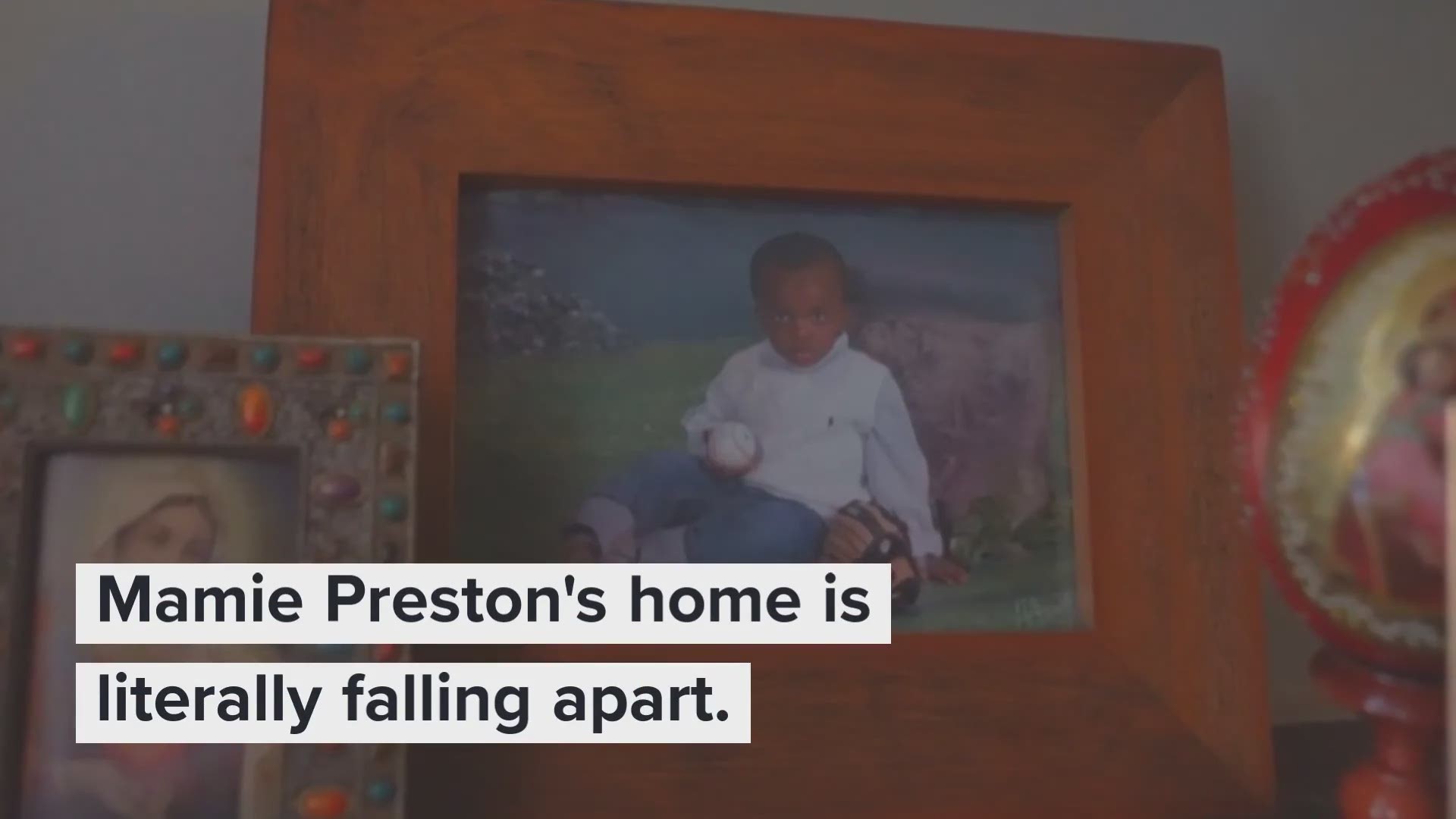 Mamie Preston refuses to leave her house even though a structural engineer told her it isn't safe.