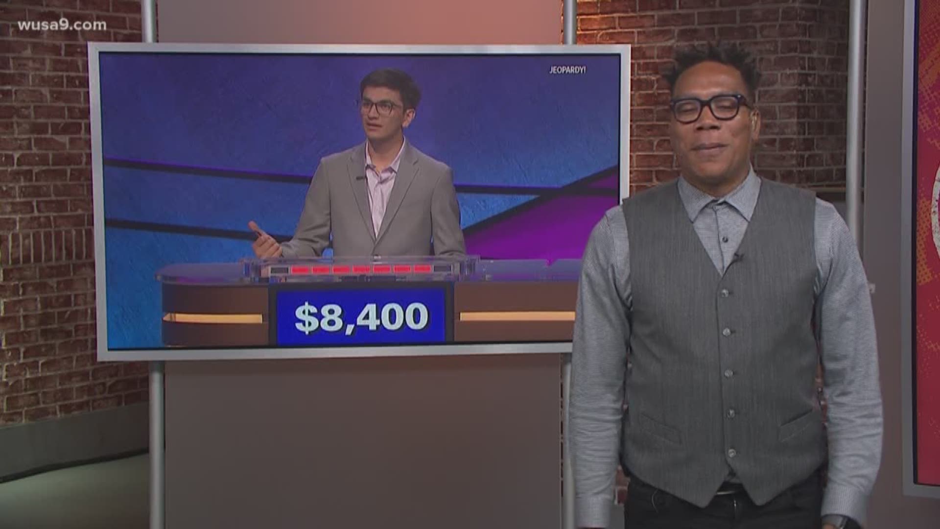 A Columbia University freshman who recently won $100,000 in a Jeopardy teen competition has donated $10,314 of his winnings to cancer research.